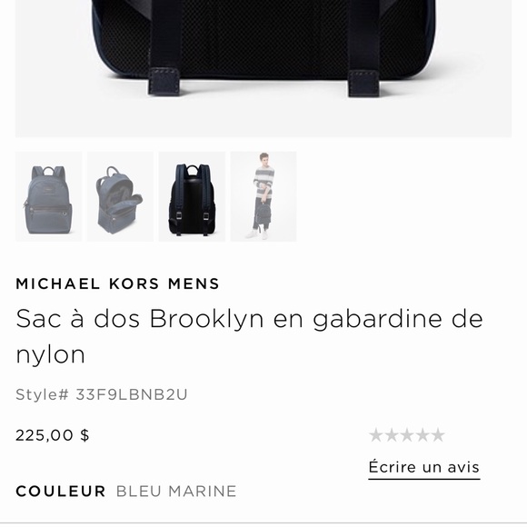 Blue Mikael kors Bag pack - Picture 4 of 4